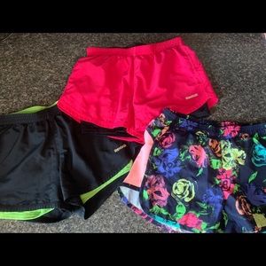 Athletic shorts. 2 Reebok and 1 Old Navy 2/$10